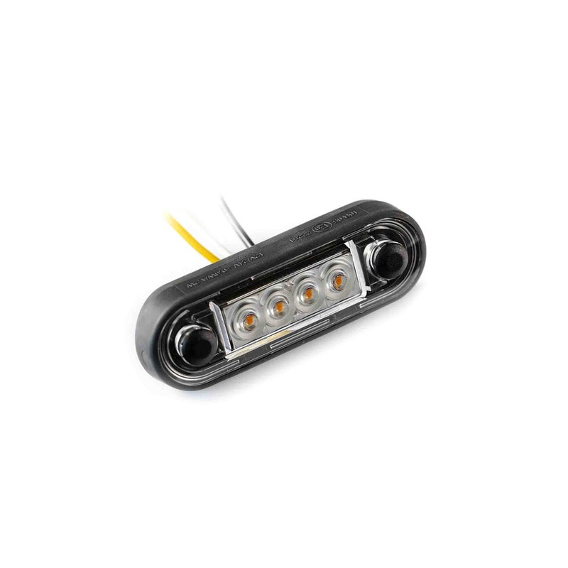 Lampe de marquage LED bicolore blanc/orange 12-24V | 0,15m. de cable