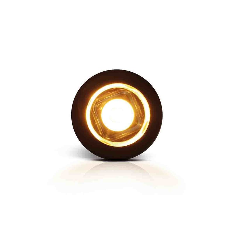 Feu de position LED compact à installer orange | 24V