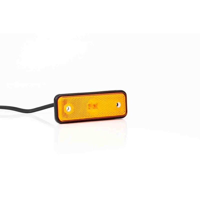 Feu de position LED de couleur orange | 12-24V | 50cm. de cable | 0.75mm². connecteur