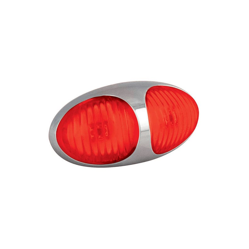 Feu de position LED rouge | 12-24V | 10cm. de cable
