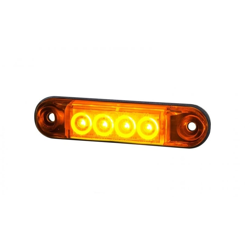 Feu de position LED orange | 12-24V | câble de 50cm.