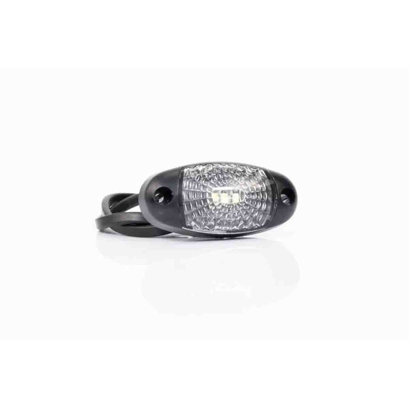 Feu de position LED blanc | 12-24V | 50cm. de cable | 1,5mm. connecteur