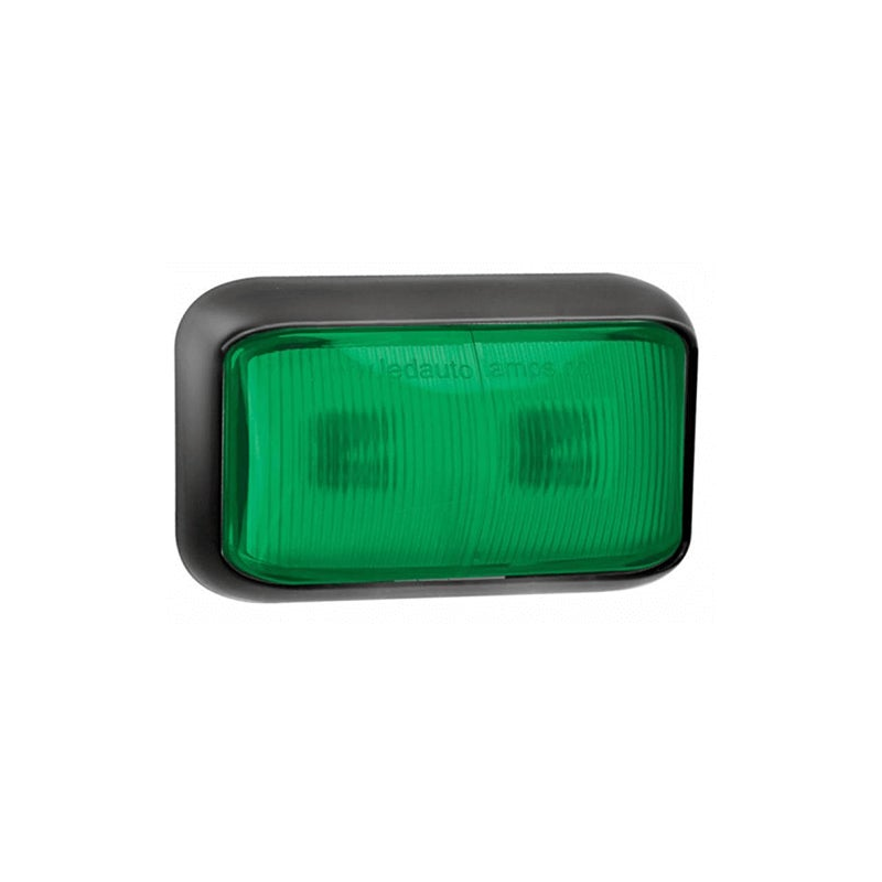 Feu de position LED vert | 12-24V | 40cm. cable