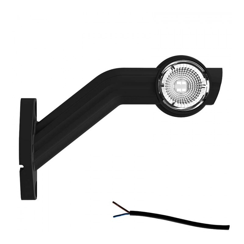 feu d'encombrement rouge/blanc/orange gauche câble 200 mm IP68 12/24V