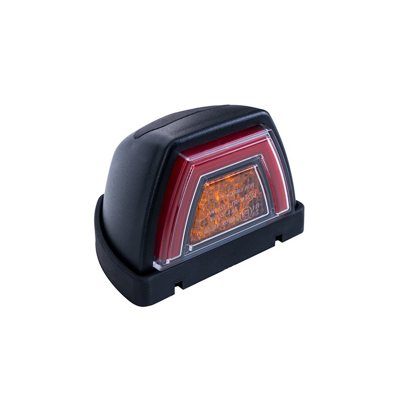 LED feu de position néon rouge incl. feu clignotant 12-24V, 50cm de cable