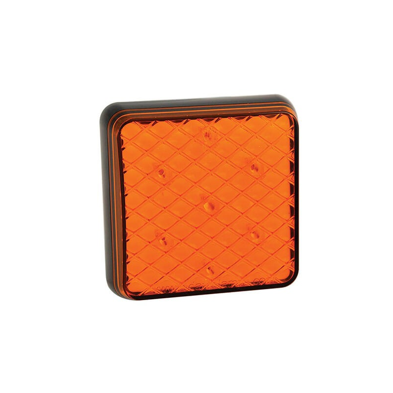 Feu clignotant LED compact | 12V | câble 30cm.
