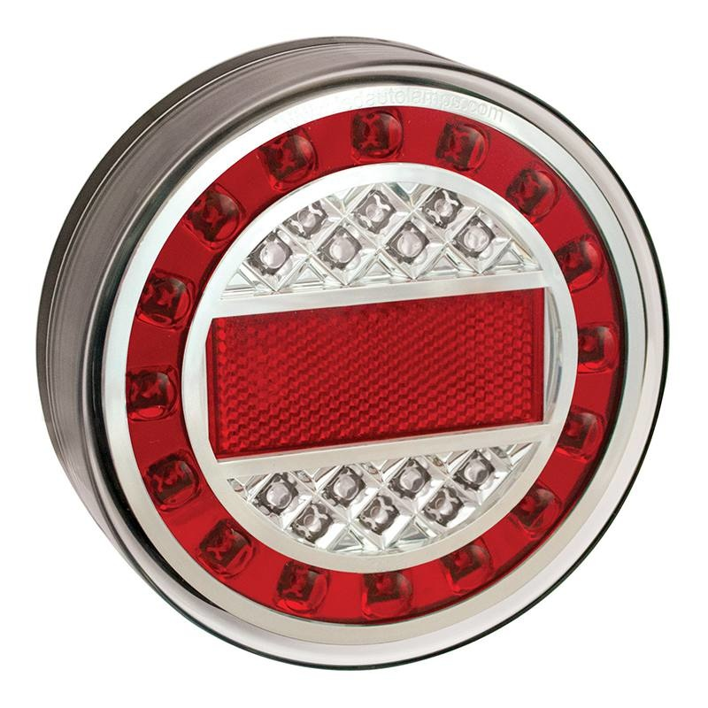feu arrière LED câble universel 12/24V