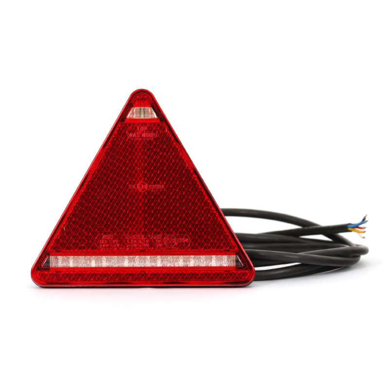feu arrière LED , câble 1850mm 4x0,75mm2 326 , LED 12V - 24V , droit