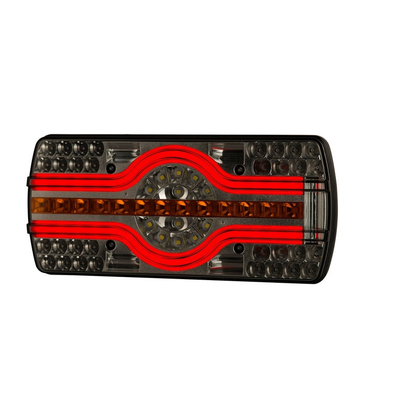 Feu arrière LED néon avec éclaireur de plaque | 12-24V | 2.0m cable