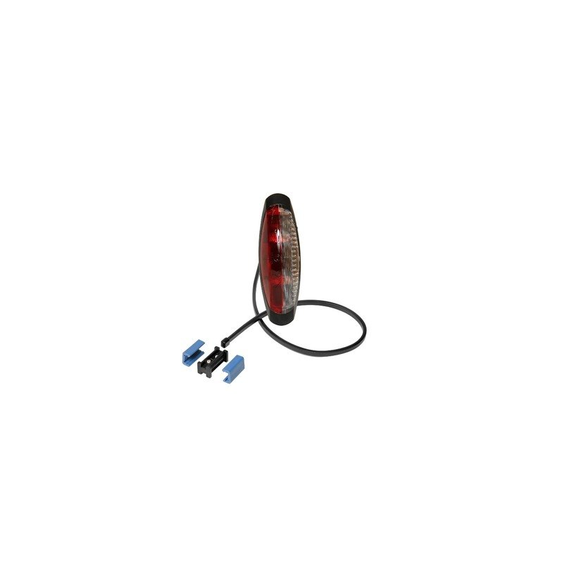 feu d'encombrement Flexipoint II rouge / blanc DC câble 500mm