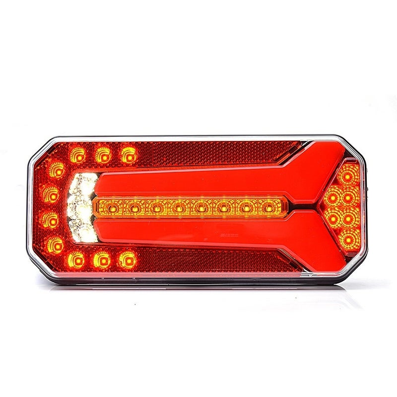 LED feu arrière universel 24V 7-PIN AMP, montage H+V