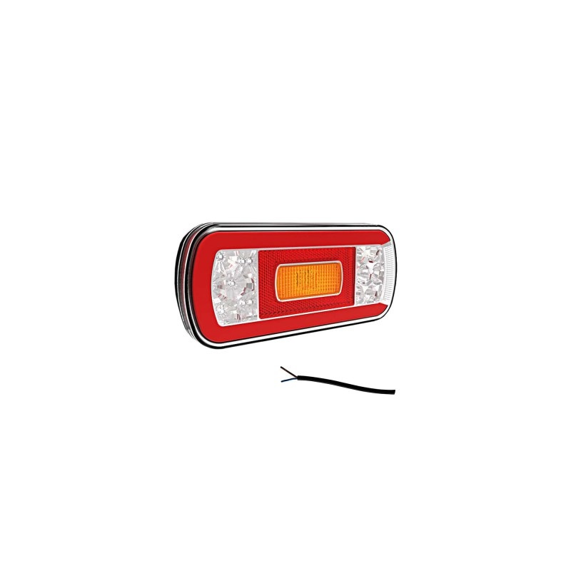 feu arrière LED câble universel universel 12/24V Lavaflow sans éclairage de la plaque d'immatriculation avec feu de brouillard