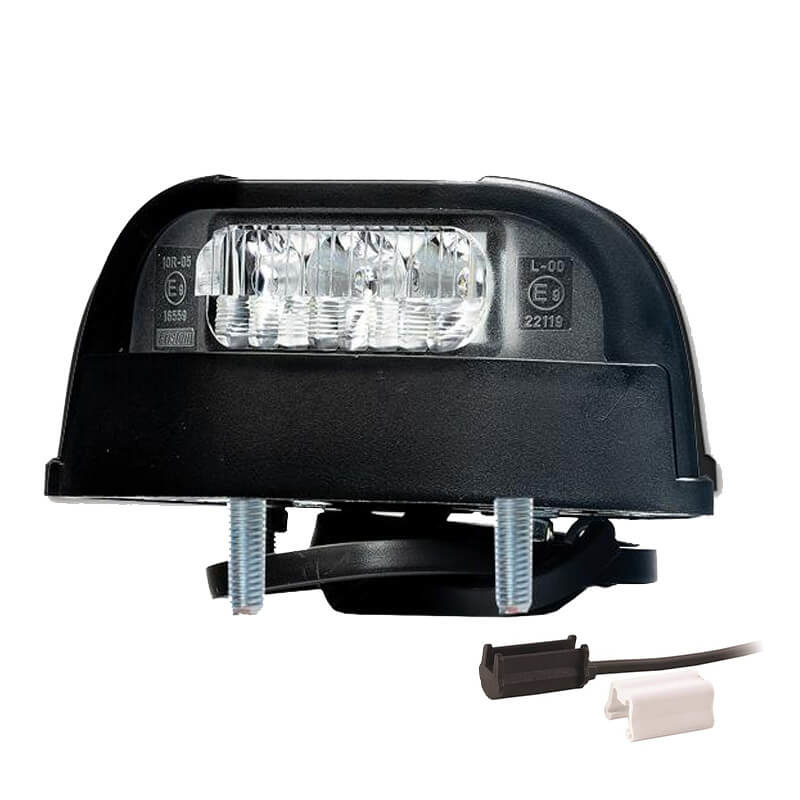 éclairage de plaque LED 12/24vV P&R câble 500mm , 2x 1,5mm²