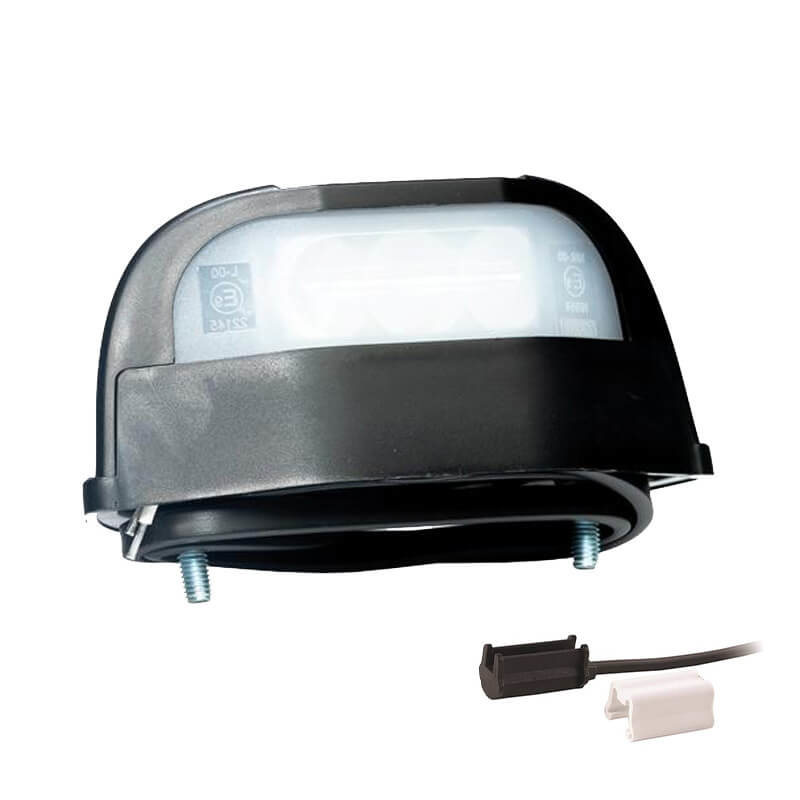 éclairage de plaque LED 12/24vV P&R câble 500mm, 2x 1,5mm²
