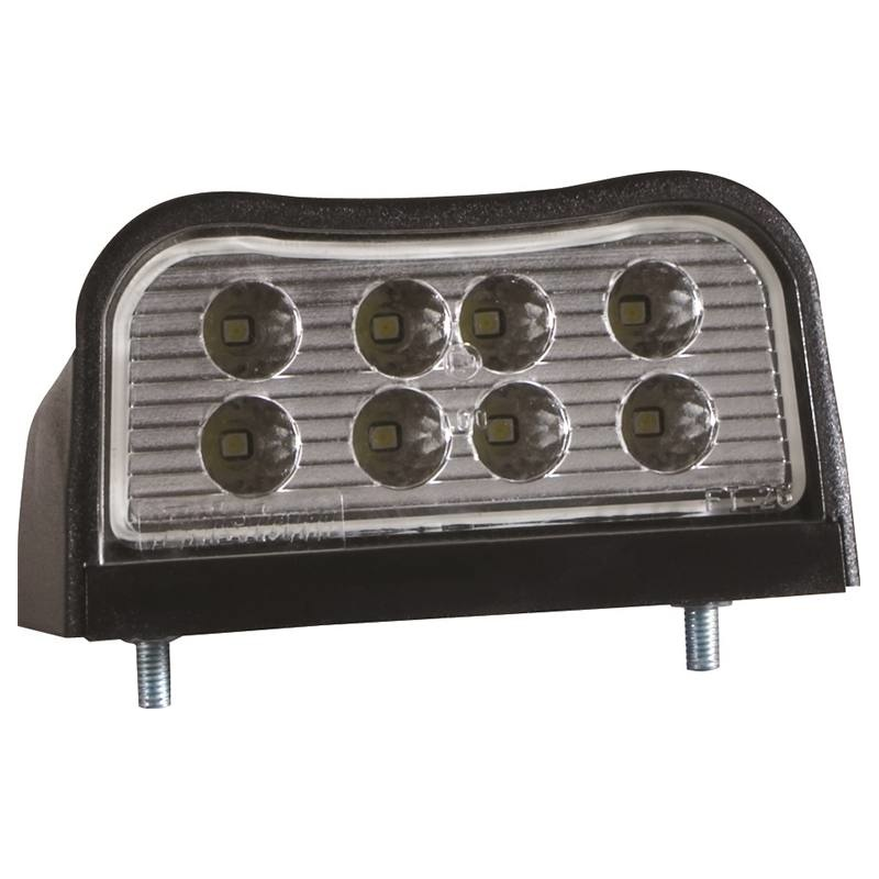 éclairage de plaque LED 12/24V DC câble 200mm, 0,75mm² blanc