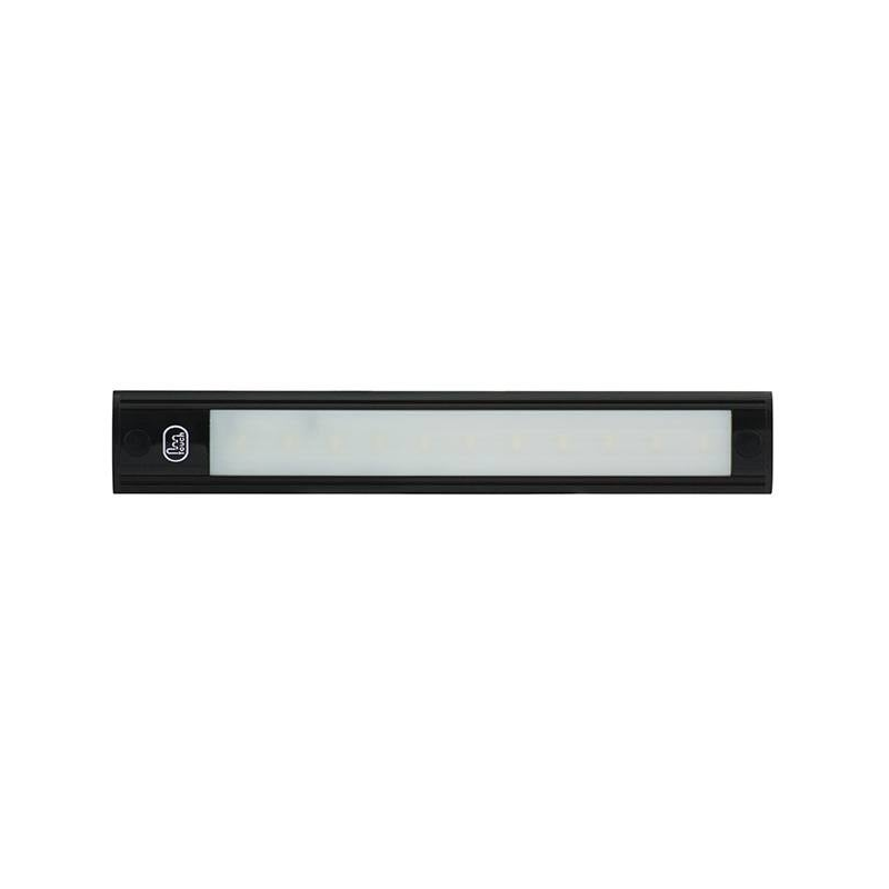 Eclairage intérieur LED | avec commande tactile | noir | 26cm | 12V | lumière blanche froide