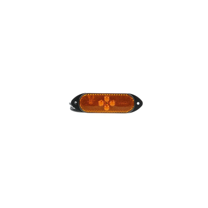 Feu de position latéral LED 126x36x15mm 110mm orange 150cm kabel, 1.5mm² Superseal connector IP67 24 V