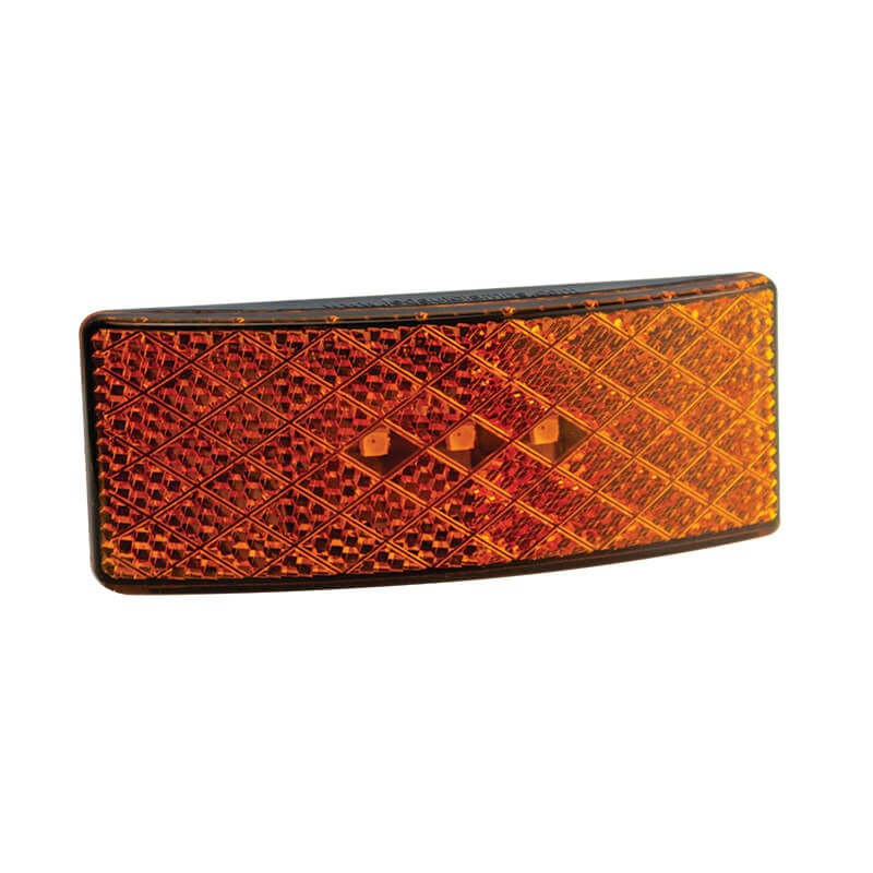 Feu de position LED orange | 12-24V | 35cm. cable (smoke)