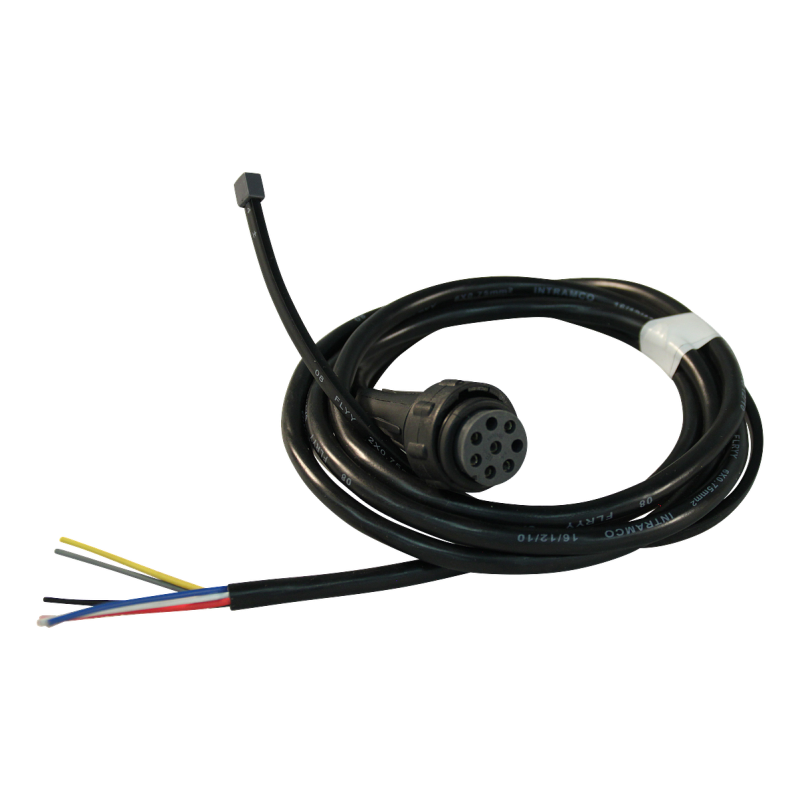 faisceau de câble avec extrémité ouverte gauche 2m 8-pôle baïonnette , embranchement 1x 500 DC