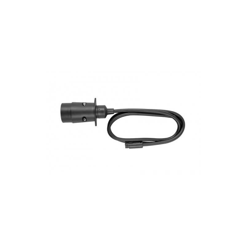 fiche dechement 7 pôles | avec cable de 100cm. et connecteur 7-PIN