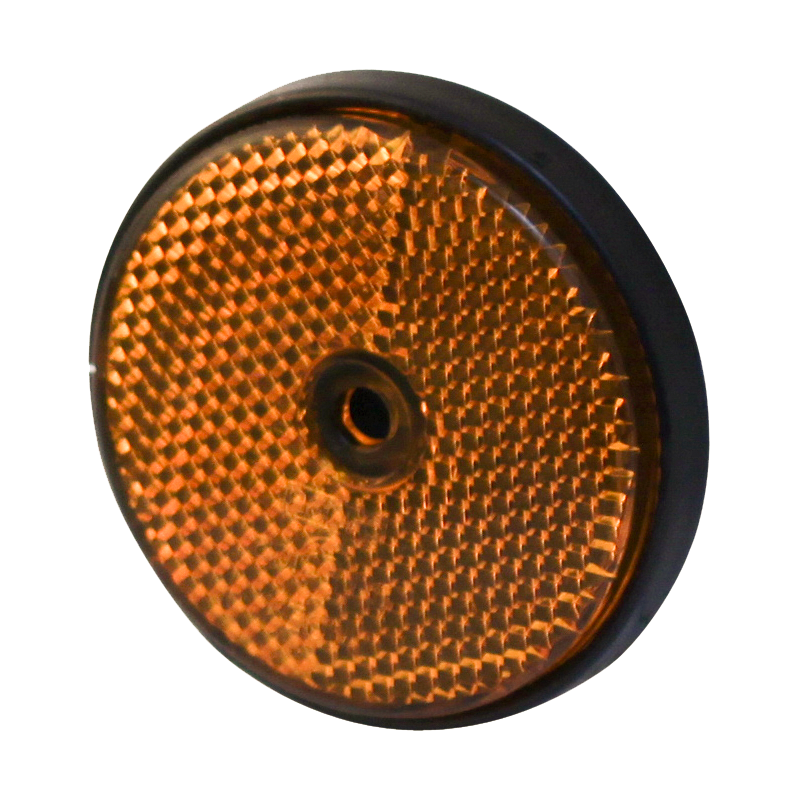 réflecteur Ø orange à visser Ø80