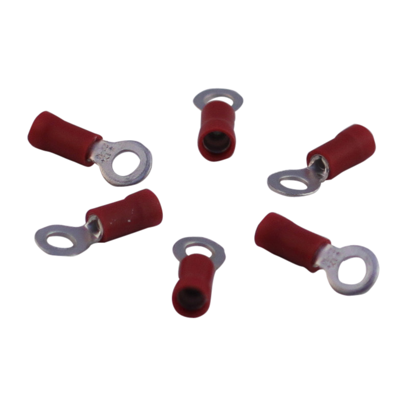 cosses rondes pré-isolées pour le fil 0,5 – 1,5mm2 M5 ,mm Rouge