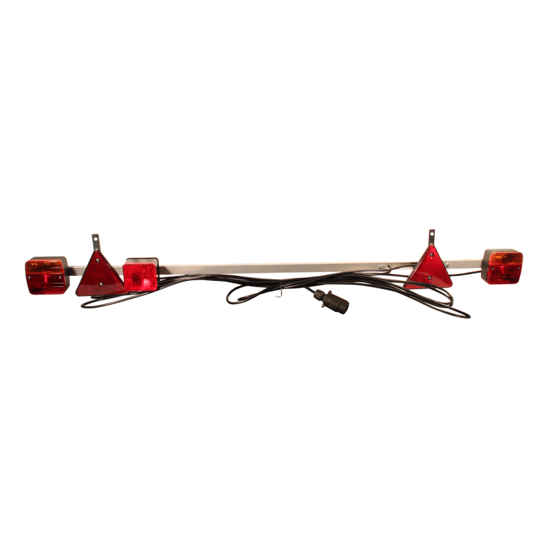 rampe de feux amovible métal réglable 1400-2100mm 750cm prise 7 pôles