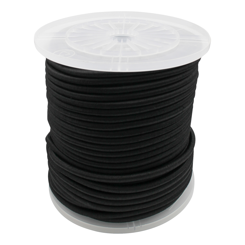 Cable élastique noir Ø10
