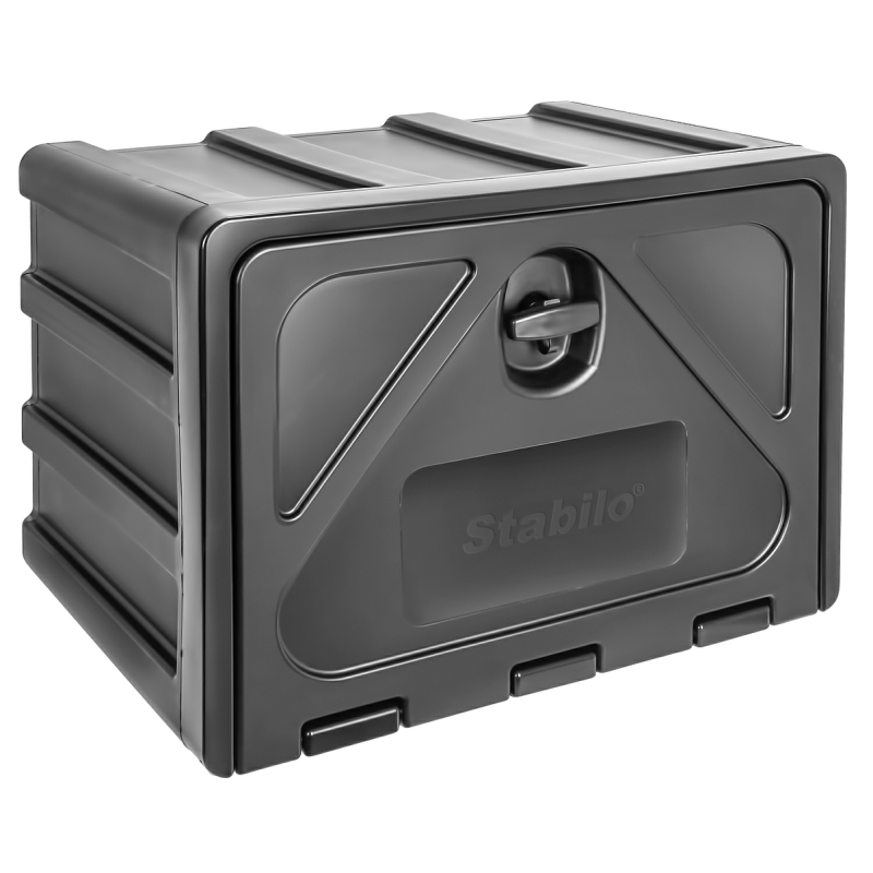 caisse à outils plastique Stabilo®-box 600, espagnolette avec serrure lxbxh 600x450x450mm