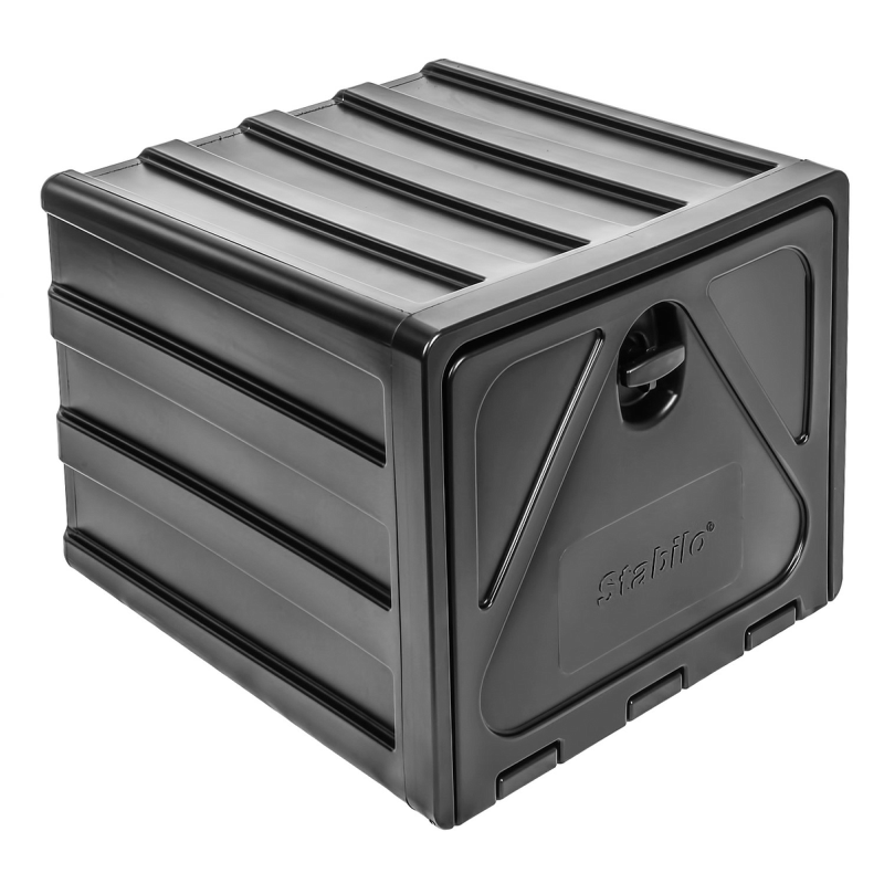 caisse à outils plastique Stabilo®-box 600-2, espagnolette avec serrure lxbxh 600x500x650mm
