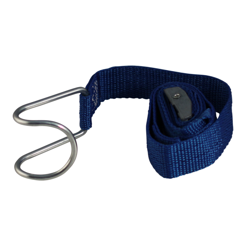 sangle d'arrimage pour container roulant bleu 25mm 1060mm polyester