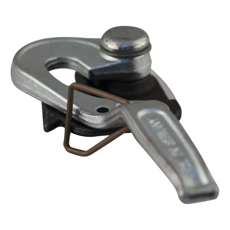 fixation d'angle avec ressort de sécurité en inox droit