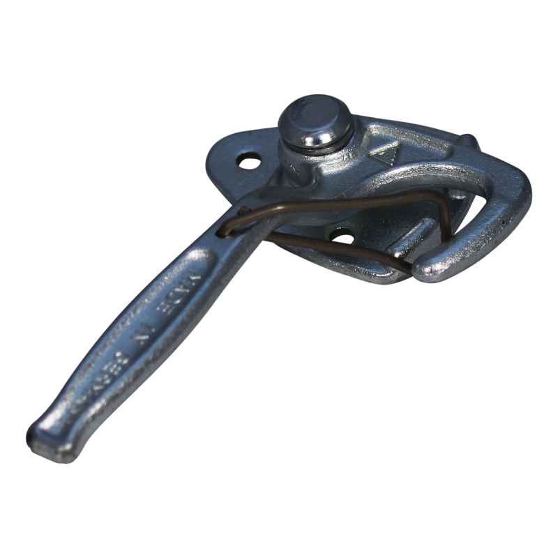 fixation d'angle avec ressort de sécurité en inox nr. 0 gauche