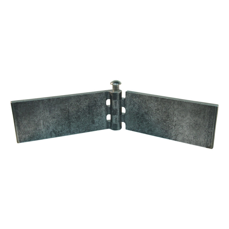 porte charnière droit avec goupille d'inox 50 x 120mm lame de charnière brut démontable