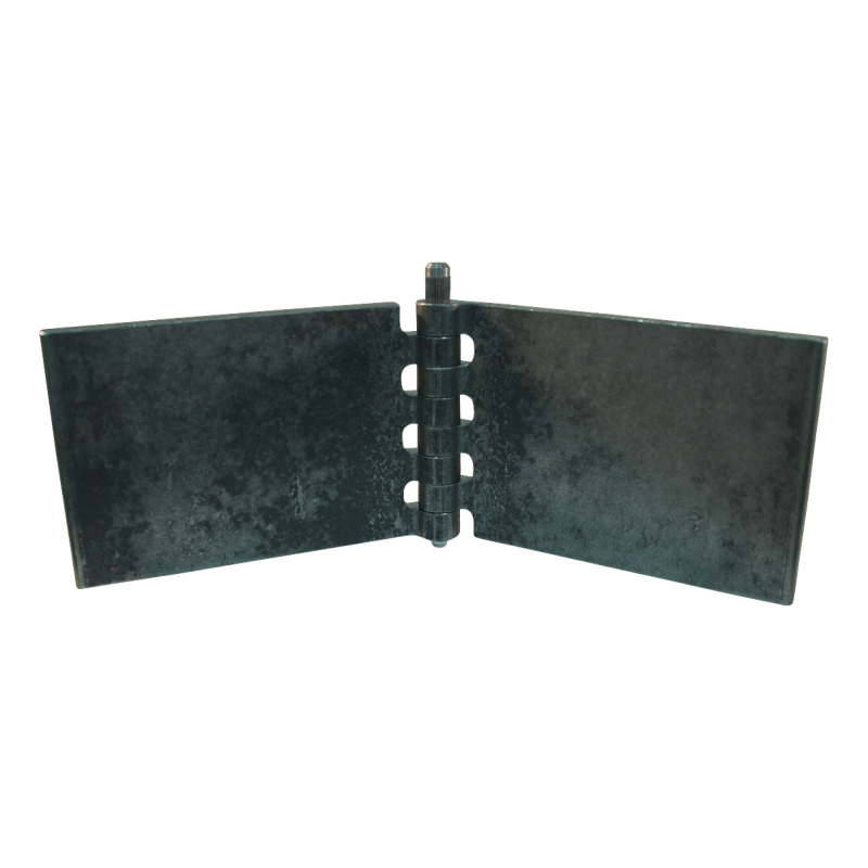 porte charnière droit avec goupille d'acier 80 x 120mm lame de charnière brut
