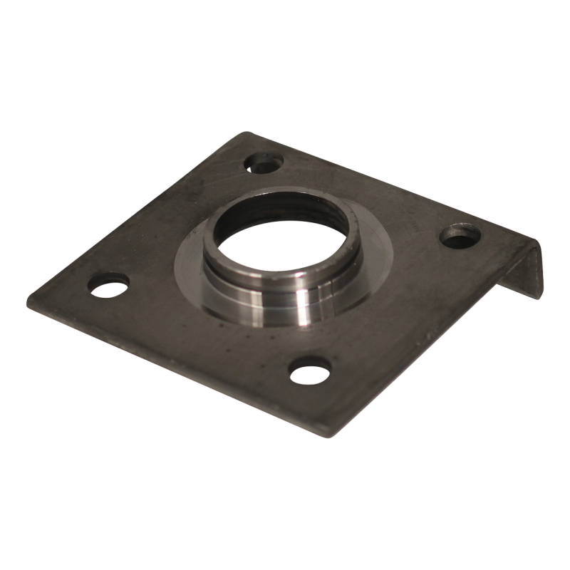 platine de fixation pour pied-béquille version soudable brut 120x120x28mm