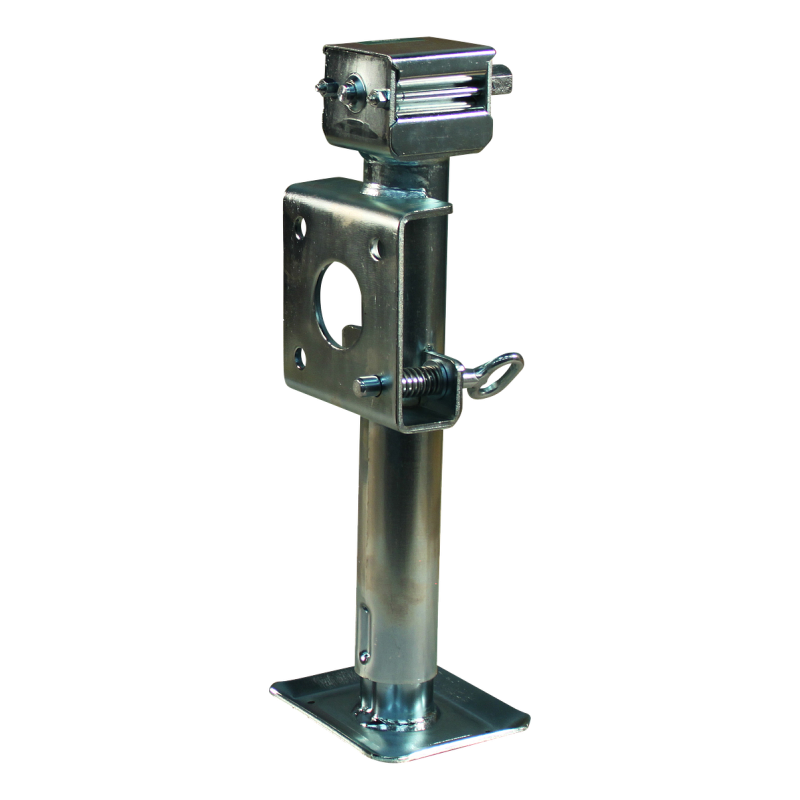 Pied béquille basculante LF Ø51mm 900kg zingué avec raccord à bride, avec hexagone SW19