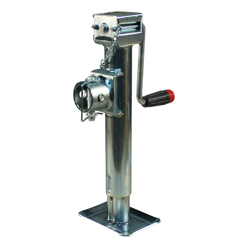 Pied béquille basculante LT Ø57mm 1300kg zingué fixation par tube