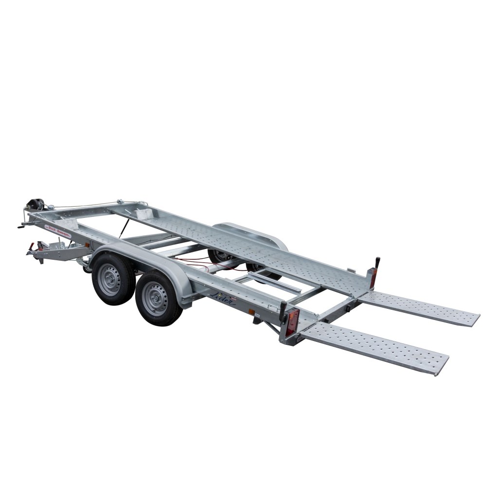 Porte voiture 2500kg avec treuil (photo)
