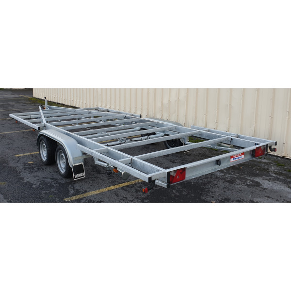 TH 5m40 x 2m44 Plateau 2 x essieu 1800 kg (photo)