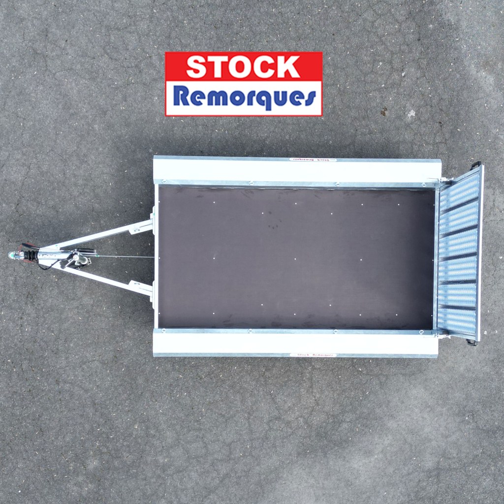 TM 3m x 1m50 porte engin 2 x essieux 1350 kg (photo)