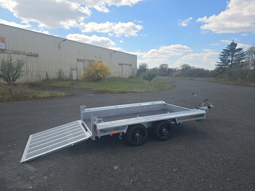 TM 3m x 1m50 porte engin 2 x essieux 1350 kg (photo)