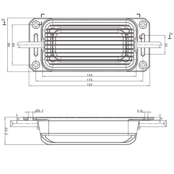 Boitier controle feux LED 13 broches (photo)