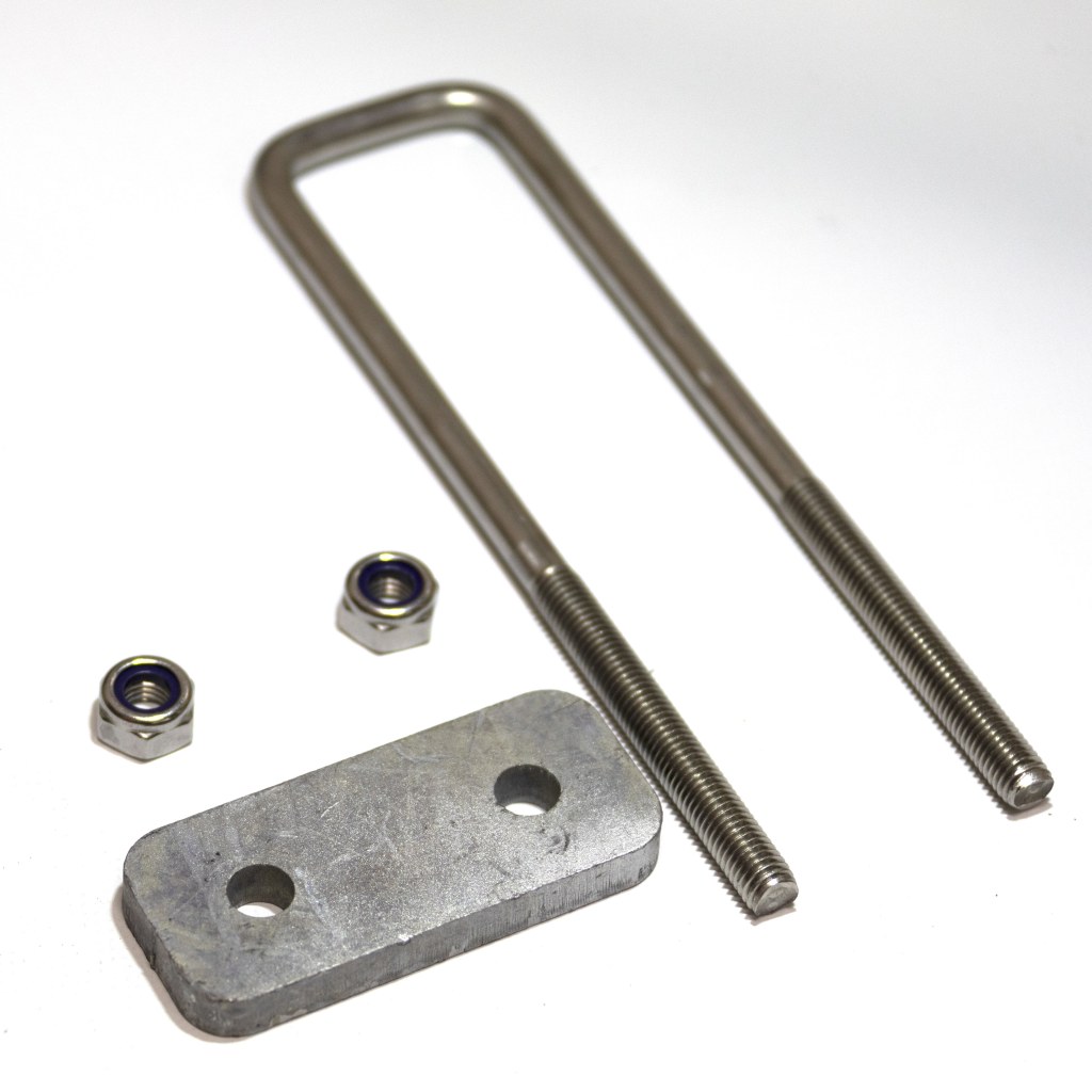 Pack 8 Brides inox + platine galva (photo)
