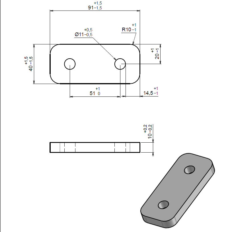 Pack 8 Brides inox + platine galva (photo)