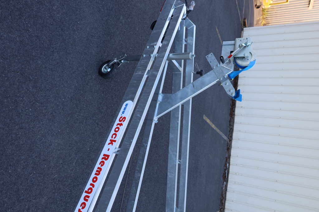10m-2m55- 2X1800 kg - 3500 kg - VLEMMIX - Remorque Porte-Bateau (photo)