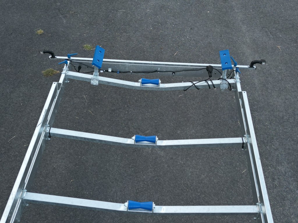 10m-2m55- 2X1800 kg - 3500 kg - VLEMMIX - Remorque Porte-Bateau (photo)