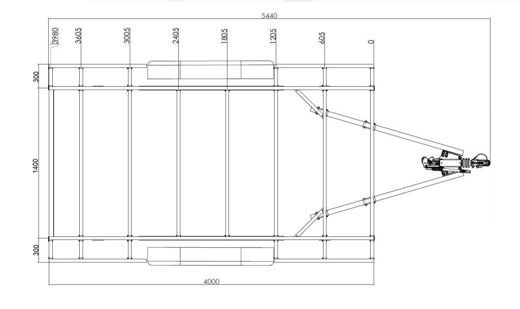 RTD 4m x 2m - 1500kg - Remorque Tiny House (photo)
