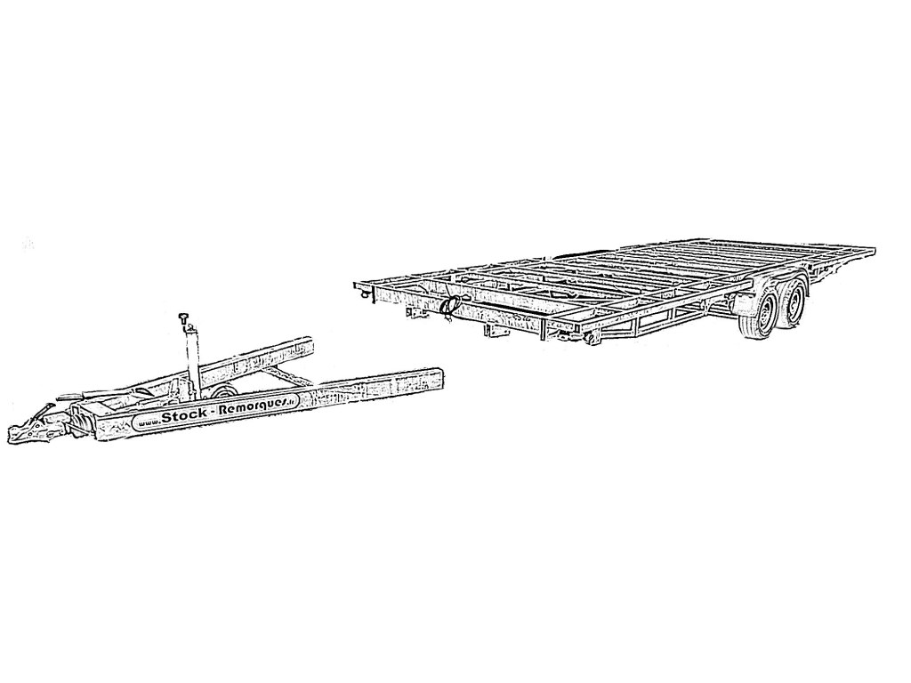 RTD 4m x 2m - 1500kg - Remorque Tiny House (photo)