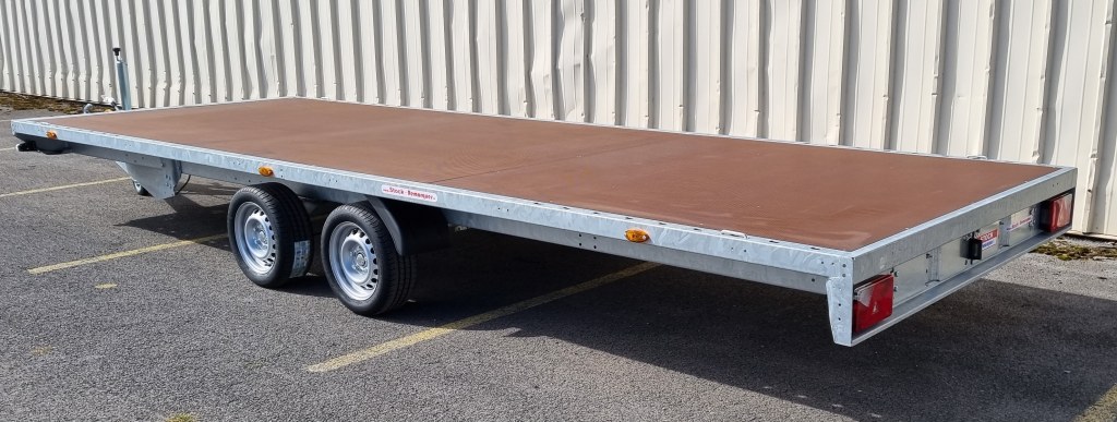 Remorque plateau 3500 kg 6m (photo)